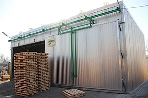 ISPM15, heat treatment for wooden packages and pallets, raklap hokezelo berendezes, Kenobi hokezelo kamra